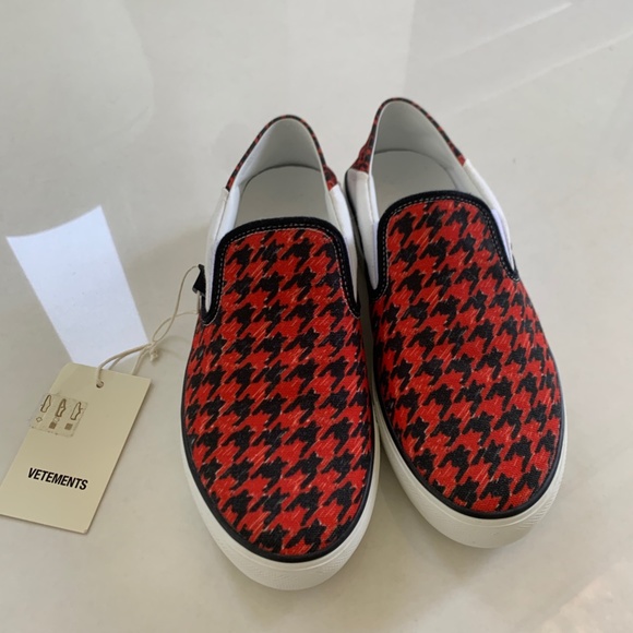 Brand New Vetements Sneakers Checkered - Picture 3 of 5